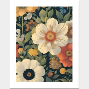 Floral Art Pattern Posters and Art